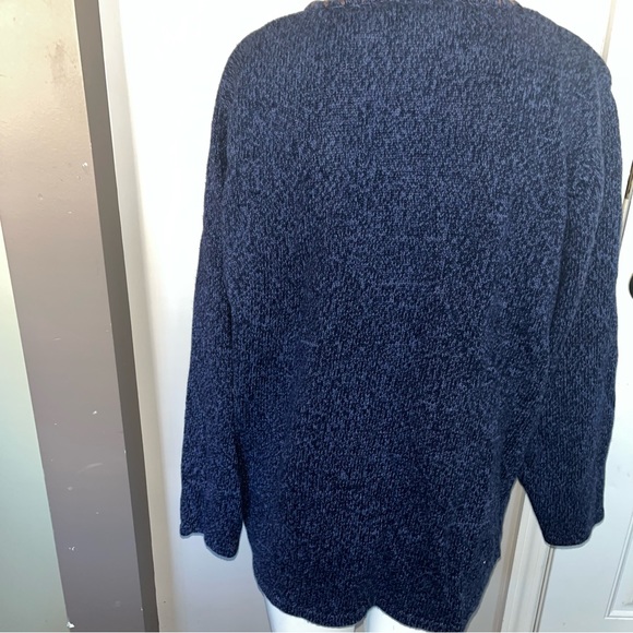 Women’s Navy blue fall sweater size 1X - Picture 10 of 16